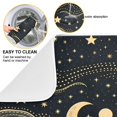thumbnail image 2 of Moon in Black Dish Drying Mat Dish Drainer Rack Mats Water Absorbent Non-Slip Easy Clean Heat Resistant for Kitchen Counter, 2 of 8