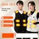 thumbnail image 2 of Camiseta interior cálida con Control de temperatura inteligente, 16 zonas, calefacción eléctrica para todo el cuerpo, 2 of 5