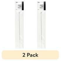 (2 pack) Cousin DIY 8in Beading Needle for Elastic Stretch Cord, Stainless Steel, 1 Piece