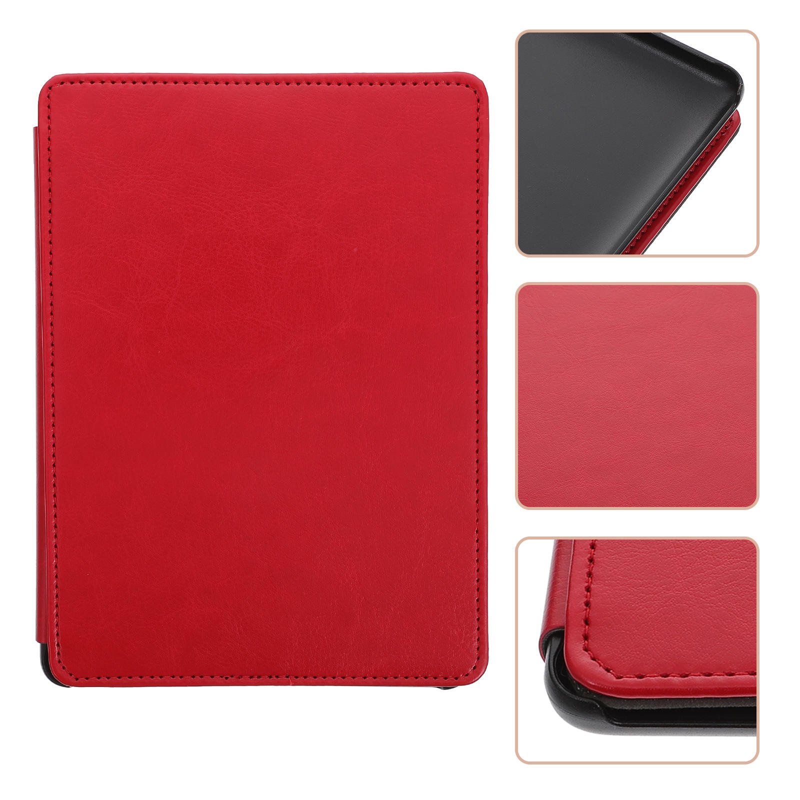 DEEPCRAFF Red Protective Cover for E-Reader, Book Reader Case 1 Set