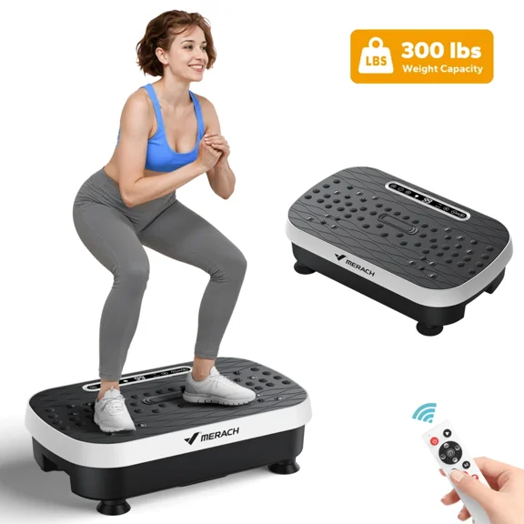 Vibration Plate Exercise Machine For Weight Loss, Dual Massage, 99 Adjustable Speeds, Full Whole Body Workout Vibration Platform, Waver Vibration Plate For Home Fitness