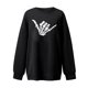 thumbnail image 3 of Sudadera Para Mujer Sudaderas de Cuello Redondo Manga Larga Suelta Cuello Redondo Estampado Sudadera Top Blusa Odeerbi ODB147000, 3 of 4