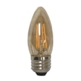thumbnail image 2 of Royal Designs Decorative Tinted Indoor or Outdoor Candle Shape C35 Edison E26 Medium Base Dimmable LED Light Bulbs, 6 Pack, 2 of 7