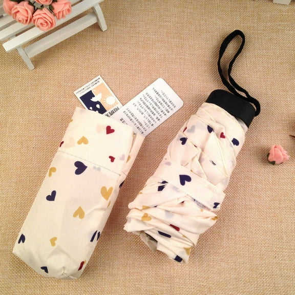 MKKLIMA Ultra Compact Parasol Lightweight Pocket Uv Protection Umbrella