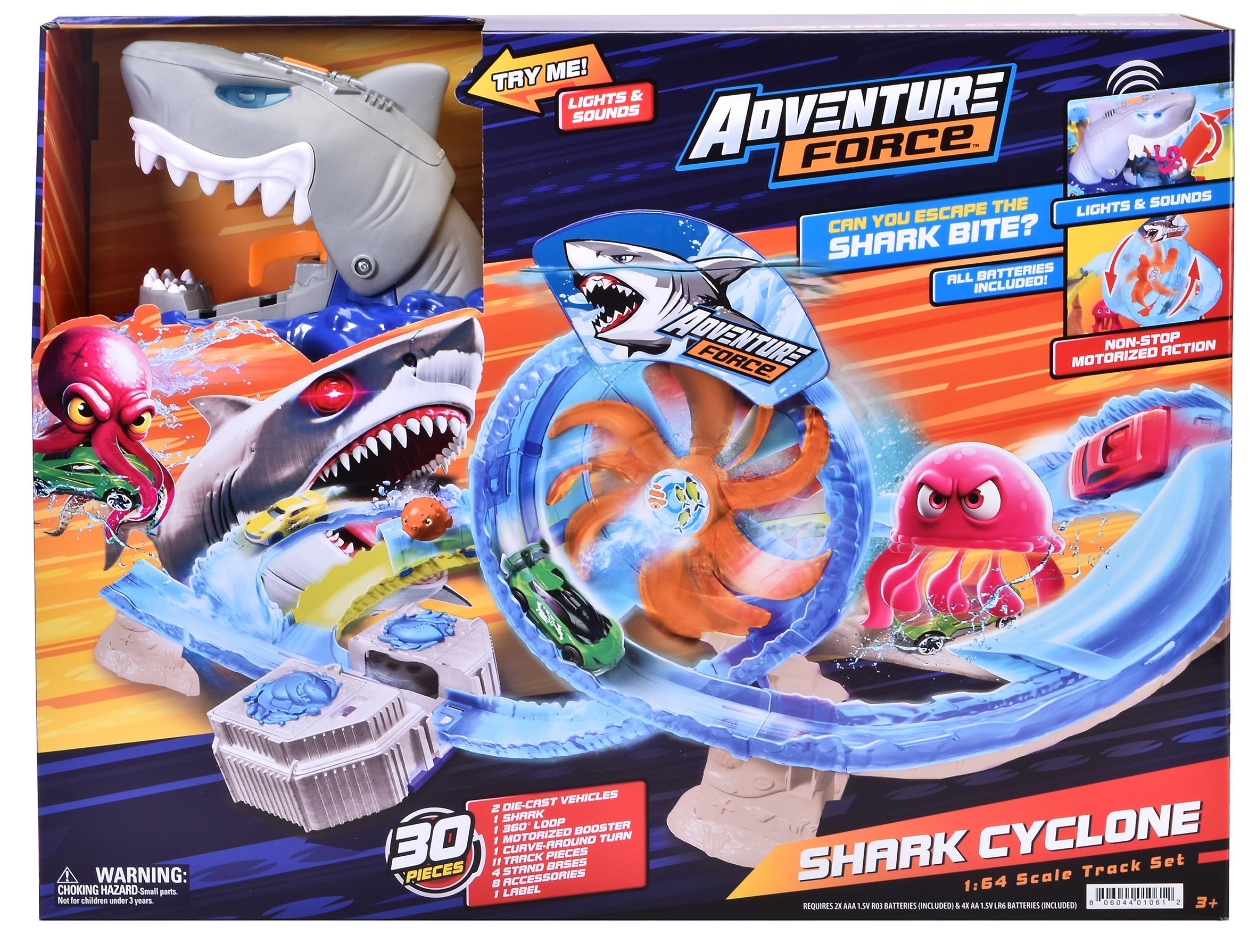 ADVENTURE FORCE SHARK CYCLONE PLAYSET