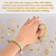 thumbnail image 3 of GHSDFBB , Crystal Rhinestone Slide Charms Alloy Alphabet A-Z Alphabet Letters for DIY Wristbands Bracelets Jewelry Making, 3 of 5