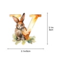 thumbnail image 3 of Fiudx Colgante de Letra Acrílica de Pascua, Corona Decorativa para El Hogar, Diseño de Adorno Colgante, Perfecto para Árbol de Navidad, Chimenea y Recién Nacidos, Regalo Ideal para Familiares y Amigo, 3 of 5