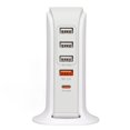 thumbnail image 3 of Phone Charging Stand Adapter USB Charging Station Multi Port Charging Tower Stand Fast Charging for Mobile Phone, 3 of 8