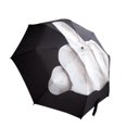 thumbnail image 1 of Novelty Middle Finger Design Black Umbrella Cool Fashions Impact Umbrella Fold, 1 of 3