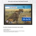 thumbnail image 2 of ArtToFrames 26.6x19 Inch - 68x48 CM Brown Puzzle Frame for 1000 piece Puzzles.1.25 Inch Custom MDF Puzzle Frames, Coffee - Comes with Economy Acrylic, 2 of 7