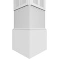 thumbnail image 5 of Ekena Millwork 12"W x 10'H Craftsman Classic Square Non-Tapered Artisan Fretwork Column w/ Standard Capital & Standard Base, 5 of 8
