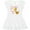 AA-White, variant on Inktastic My Great Aunt Loves me- cute giraffe Girls Baby Dress