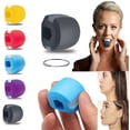 thumbnail image 2 of Ejercitador de mandíbula con cordón de Gel de sílice, Bola de estrés Facial, tonificador Facial muscular, entrenador de pómulos, equipo de ejercicio de Fitness para gimnasio, 2 of 4
