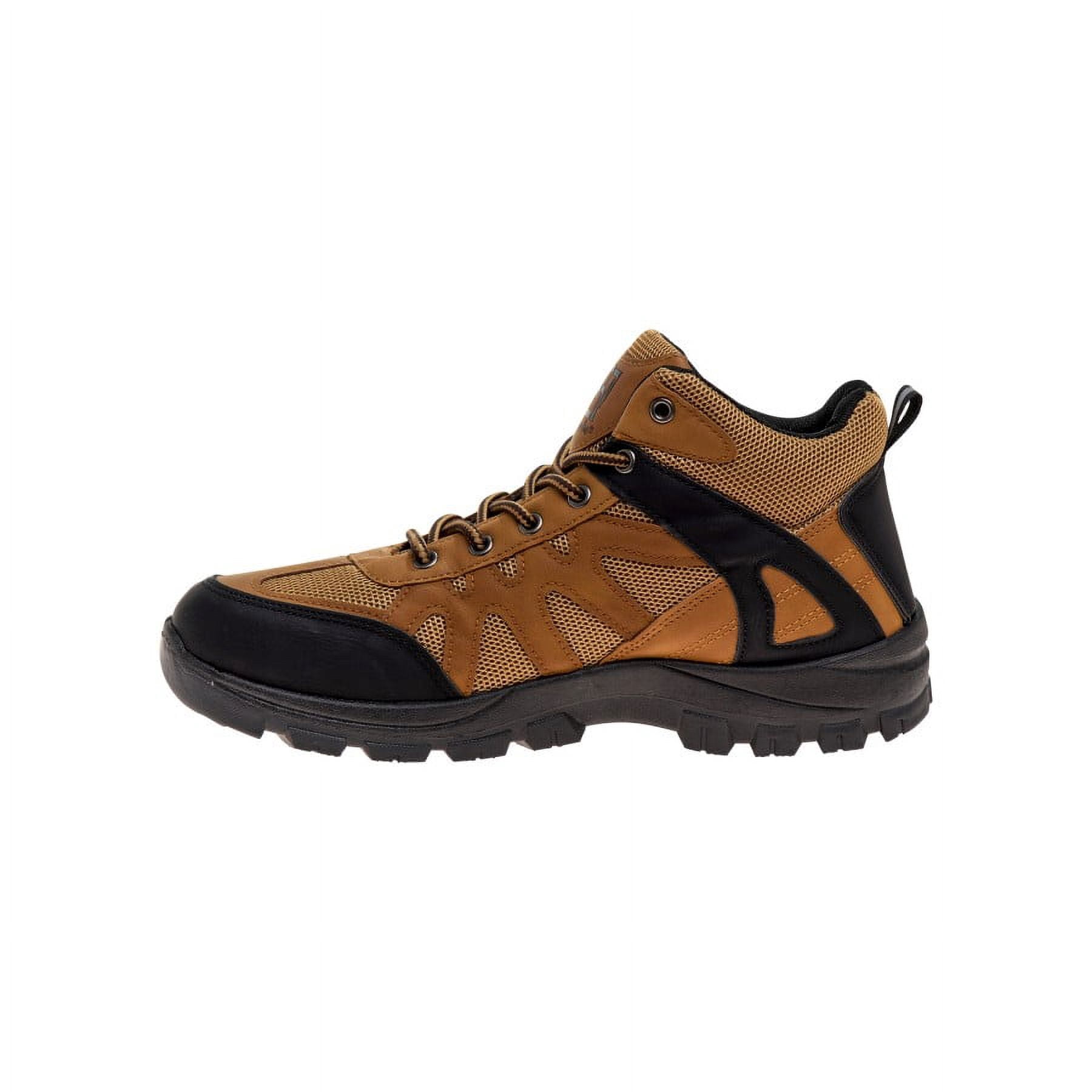 Avalanche Adult Men Hiking Boots , Tan Black- 9.5
