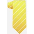 thumbnail image 2 of Lemmon Yellow Necktie for Men - Woven Striped Tie - Sunflower Yellow Wedding Tie for Groom, 2 of 5