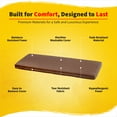 thumbnail image 3 of HeatWave Seat Cushion for 2-person Sauna - Brown, 3 of 7