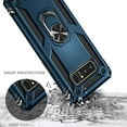 thumbnail image 5 of For Samsung Galaxy Note 8 Case with HD Film Screen Protector (Full Coverage), Nagebee Military Armor [Magnetic Ring Holder & Kickstand] Shockproof Protective Cover (Navy Blue), 5 of 5