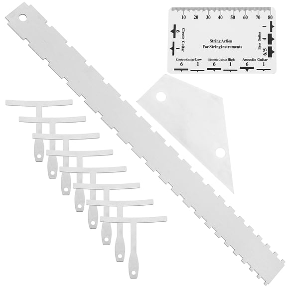 ADDHAT Guitar Setup Kit High-Precision Measurement Tools for Electric Acoustic 12Pcs