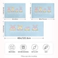 thumbnail image 4 of Haosy Satin Pillowcase for Hair and Skin Standard Cooling Silk Pillow Case with Envelope Closure Happy Easter Gnome Egg 20"x30", 4 of 9