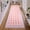 PINK, variant on 2x7ft Black Checkered Washable Runner Rug Non-Slip Low-Pile for Hallway Kitchen Entryway