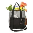 thumbnail image 2 of Large Navy Zip Cooler Tote Bag W/ Molded Bottom, 2 of 4