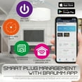 thumbnail image 3 of BRAUMM WiFi Smart Plug, ETL Listed Smart WiFi Plug Remote Monitor, Outlet Timer Compatible with Alexa and Google Assistant Voice Control, 3 of 7