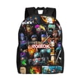 thumbnail image 1 of ROBLOX Gaming Backpack 19D Printed Large Capacity Lightweight Backpack Casual Adult Backpack, 1 of 8