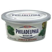 Kraft Philadelphia: Regular Spinach & Artichoke Cream Cheese Spread, 8 oz