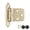 Gold, variant on 3/8 Inch Inset Cabinet Door Hinges Black, 20 Pack 10 Pairs Flush Face Mount Cupboard Kitchen Hardware Hinges Max fit 9mm/0.375” Step Door, CH201-BK-P20
