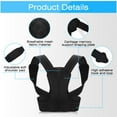 thumbnail image 2 of ANGGREK Upper Back Brace For Clavicle Support, Back Braces Posture Corrector , Back Brace Straightener, For Posture Correction For Men Support Brace Neck Shoulder Pain Relief Back, 2 of 8