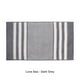 thumbnail image 2 of Alfombra de baño Matsuzay colección fuerte absorción de agua antideslizante Gris oscuro, 2 of 6
