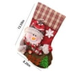 thumbnail image 3 of LSLJS Christmas Stockings 13" Snowman Knitted Personalized Xmas Hanging Stocking Christmas Socks for Holiday Fireplace Party Favors Family Gift Bag, Christmas Decorations, 3 of 4