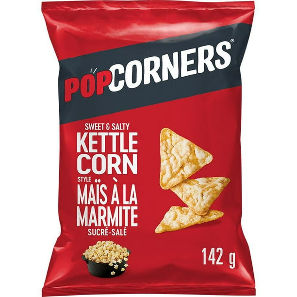 PopCorners GlutenFree Sweet & Salty Kettle PoppedCorn Chips, 142 GM
