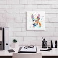 thumbnail image 3 of Epic Graffiti 'Colorful Watercolor Basenji' by Furbaby Affiliates, Canvas Wall Art, 12"x12", 3 of 8