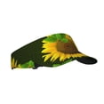 thumbnail image 1 of Fotbe Sunflower Visera Deportiva con Diseño, Gorra Abierta Ajustable de Algodón para Mujer y Hombre, 1 of 7