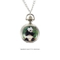 thumbnail image 3 of 1pc Panda Pocket Watch Necklace Chain Watch Children Festival Gift Souvenir, 3 of 8