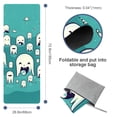 thumbnail image 4 of Tiny Teeth Gym Towel with Storage Bag, 72.8"x26.8", Suitable for Yoga, Pilates, Fitness, etc. - Yoga Mat Towel, Yoga Towels, Yoga Towel, 4 of 6
