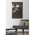 thumbnail image 2 of Elvis Presley - Sepia Guitar Wall Poster with Pushpins, 22.375" x 34", 2 of 4