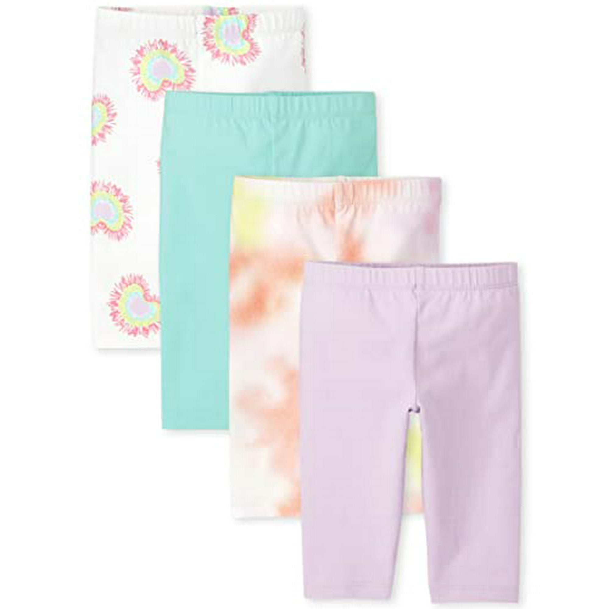 Baby girl white capri leggings 2025