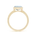 thumbnail image 2 of Angara Natural 1.95 Ct. Aquamarine Solitaire Ring in 14K Yellow Gold for Women (Ring Size: 11.5), 2 of 9