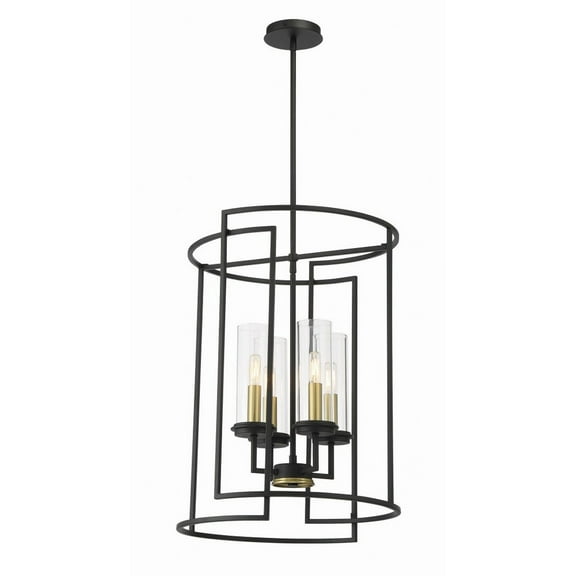 3205-781-Minka Lavery-Hillstone - 4 Light Pendant-24.5 Inches Tall and 18.5 Inches Wide
