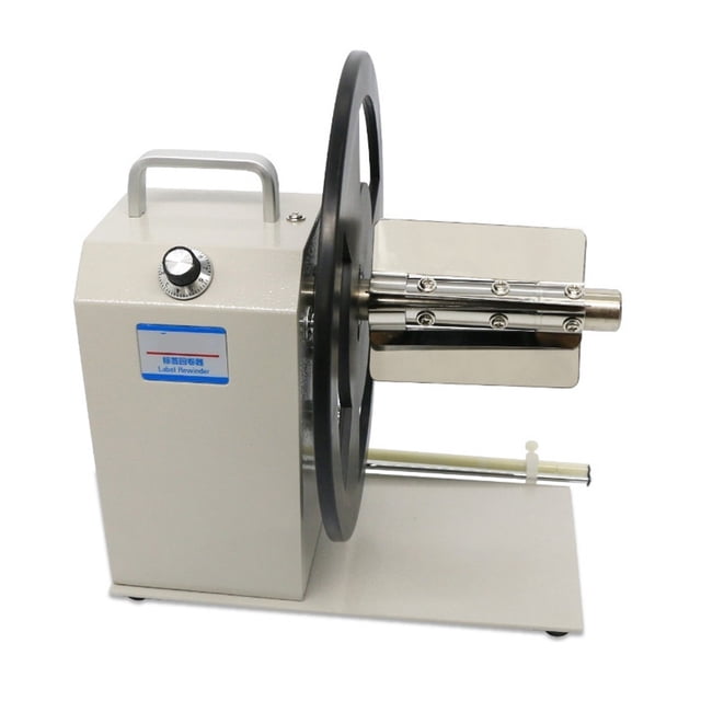 Label Rewinder Automatic Label Rewinding Machine, 95mm Tag Rewinder For Barcode Printer Barcode Label Two-way Rewinder ,Yarn Tabletop Clamp