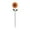 Orange, variant on colaxi Metal Wind Garden Stake Lawn Decoration Rotatable Sturdy Versatile for Yard Art Decor Windmill Height 116cm Orange