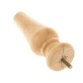 thumbnail image 1 of Muebles de madera compatibles Sofá Pierna Cama Salón Sofá Escritorio Gabinete Pierna 5 # crudo Zulema Pata de mueble, 1 of 8