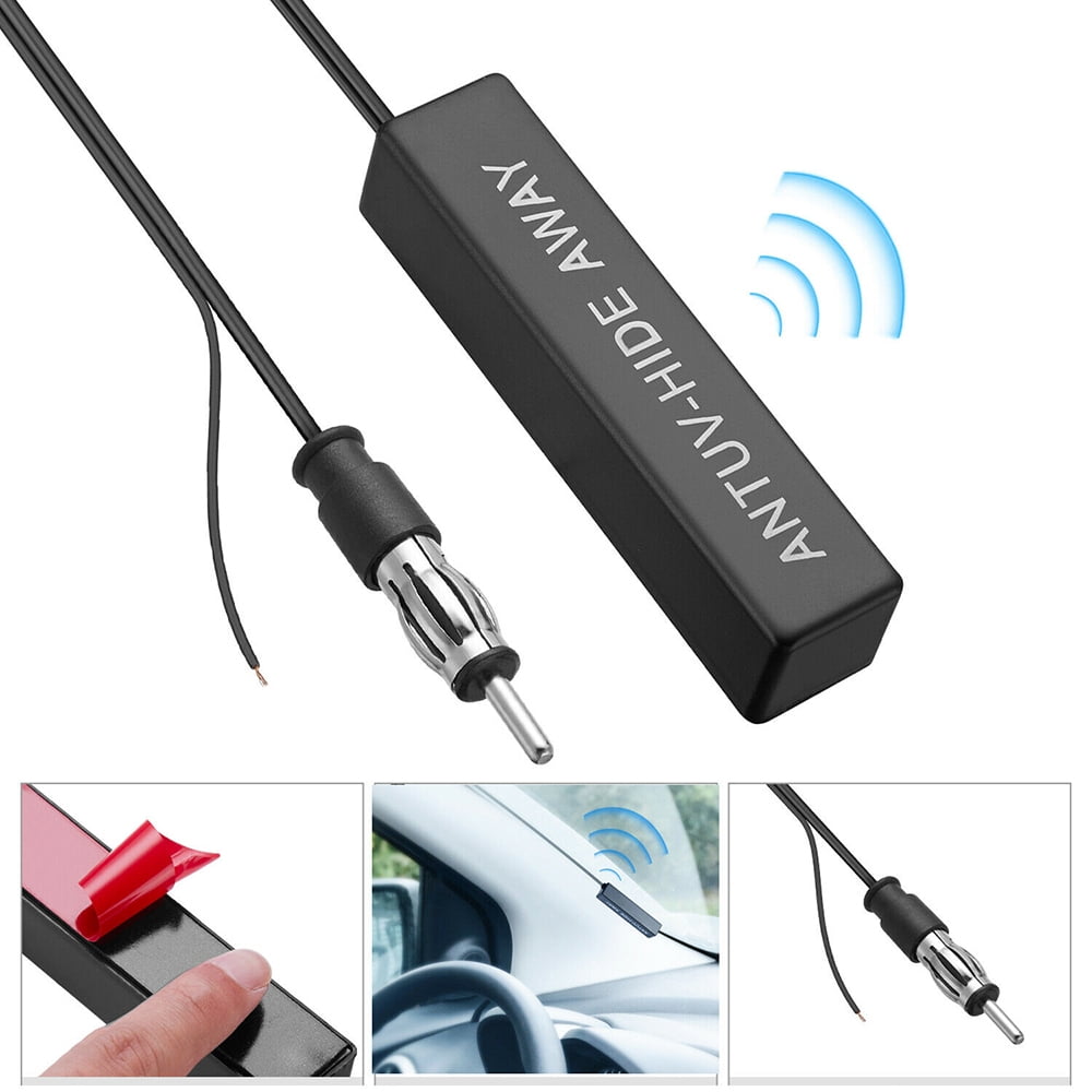 Willstar Universal Hidden Amplified Antenna Set Car Radio Antenna 12v Electronic Stereo Am/fm