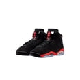 thumbnail image 2 of Big Kid's Jordan 6 Retro "Infrared Salesman" Black/Lt Crimson (IQ1275 001) - 6.5, 2 of 4
