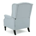 thumbnail image 5 of Noble House Bishop Fabric Pushback Recliner, Set of 2, Blue, 5 of 13