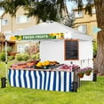 thumbnail image 3 of Costway 10'x10'Commercial Pop-up Canopy Tent Sidewall Folding Market Patio White, 3 of 12