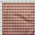 thumbnail image 4 of oneOone Silk Tabby Maroon Fabric Geometric Sewing Material Print Fabric By The Yard 42 Inch Wide, 4 of 5