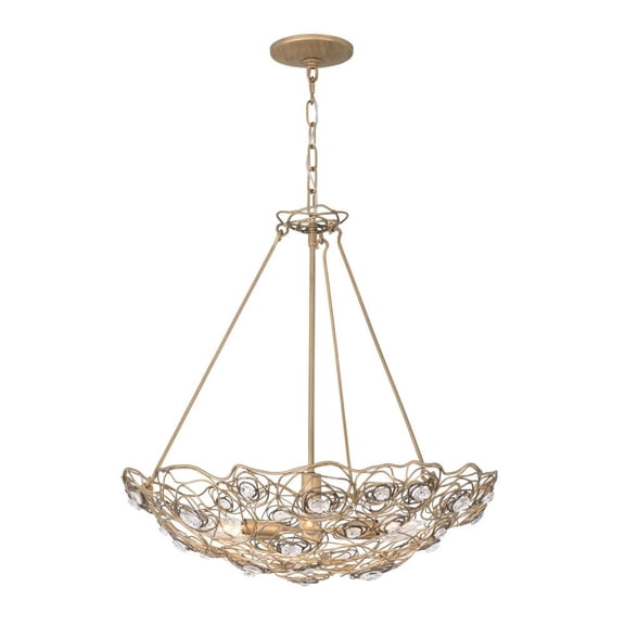 Varaluz Lighting - Ethereal Rose - 6 Light Pendant In Industrial Style-24.25
